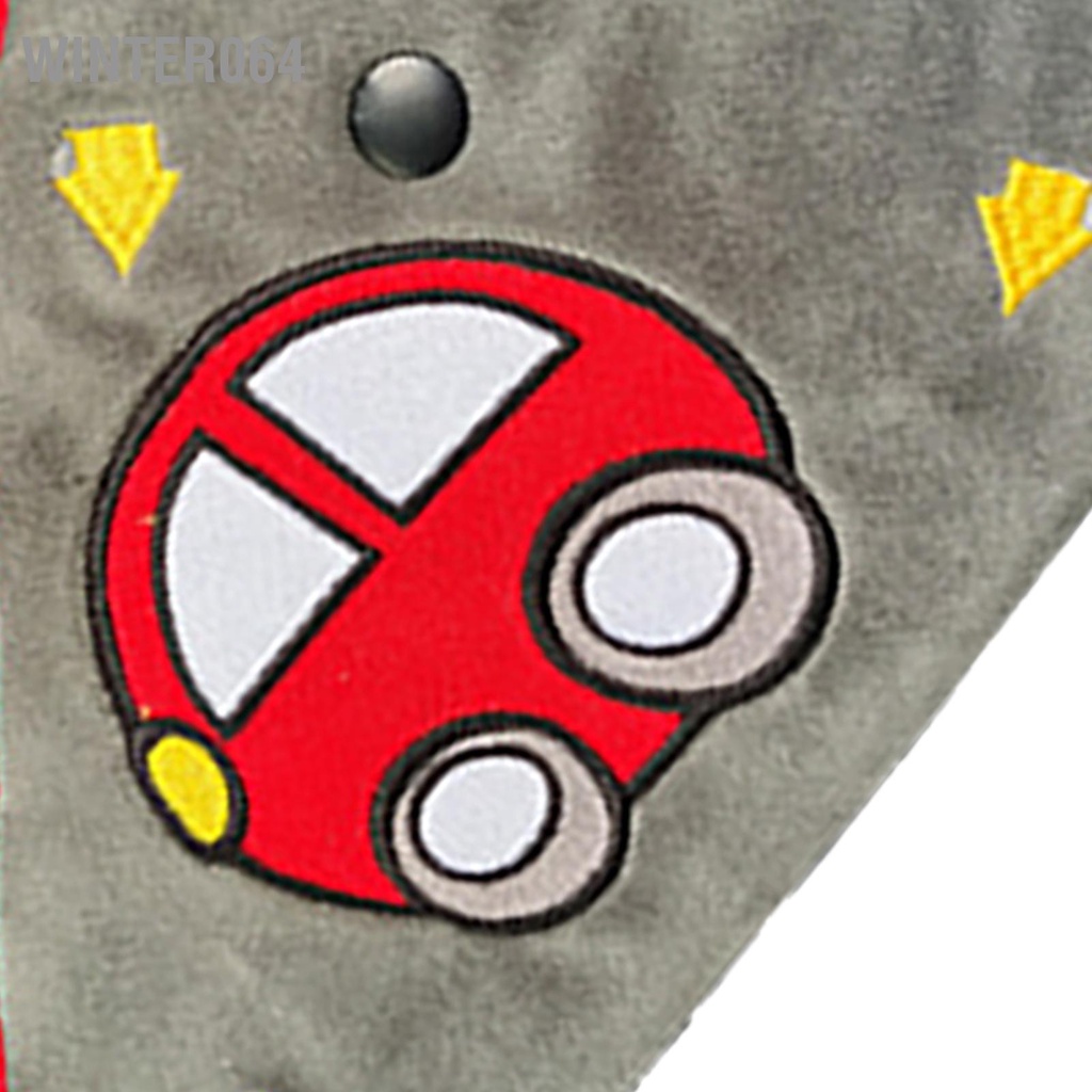 Winter064 Dây Đai An Toàn Gối Điều Chỉnh Cho Trẻ Em Ô Tô Đệm Dễ Thương Mềm Mại Làm Dày Ghế Dải Miếng Lót