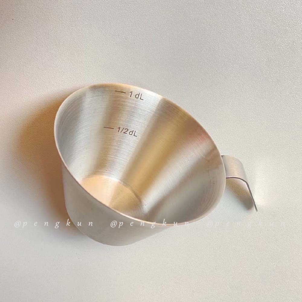 Cốc Đong 100ml Bằng Thép Không Gỉ Tiện Dụng Cho Pha Cà Phê espresso espresso