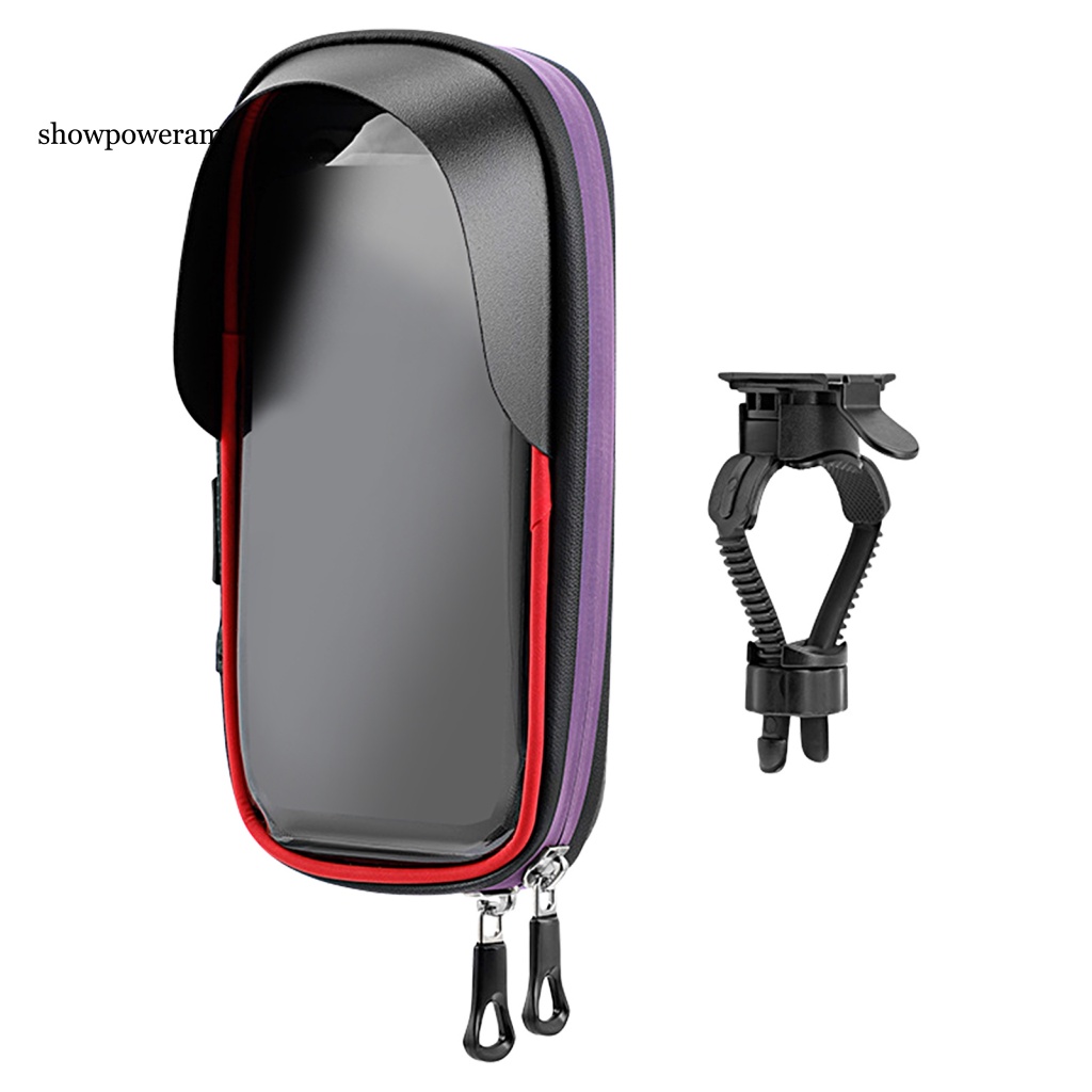 1 Bộ Túi Đựng Điện Thoại Đa Hướng Gắn Tay Lái Xe Đạp Có Thể Chạm Màn Hình Cảm Ứng