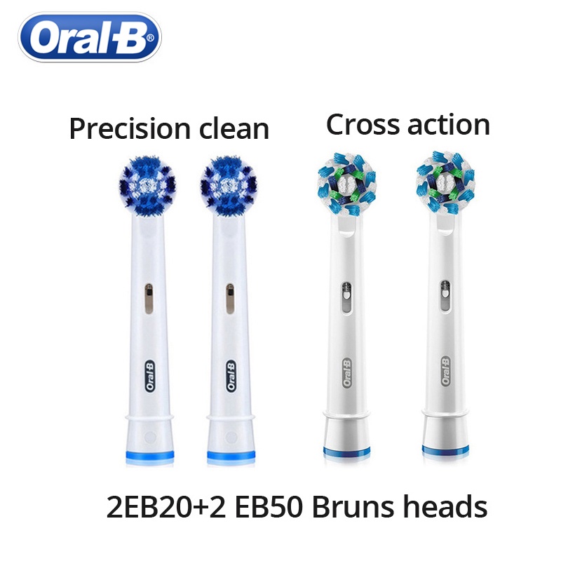 ORAL B Đầu Bàn Chải Thay Thế Cho Bàn Chải Đánh Răng Điện Oral-B EB50 EB20
