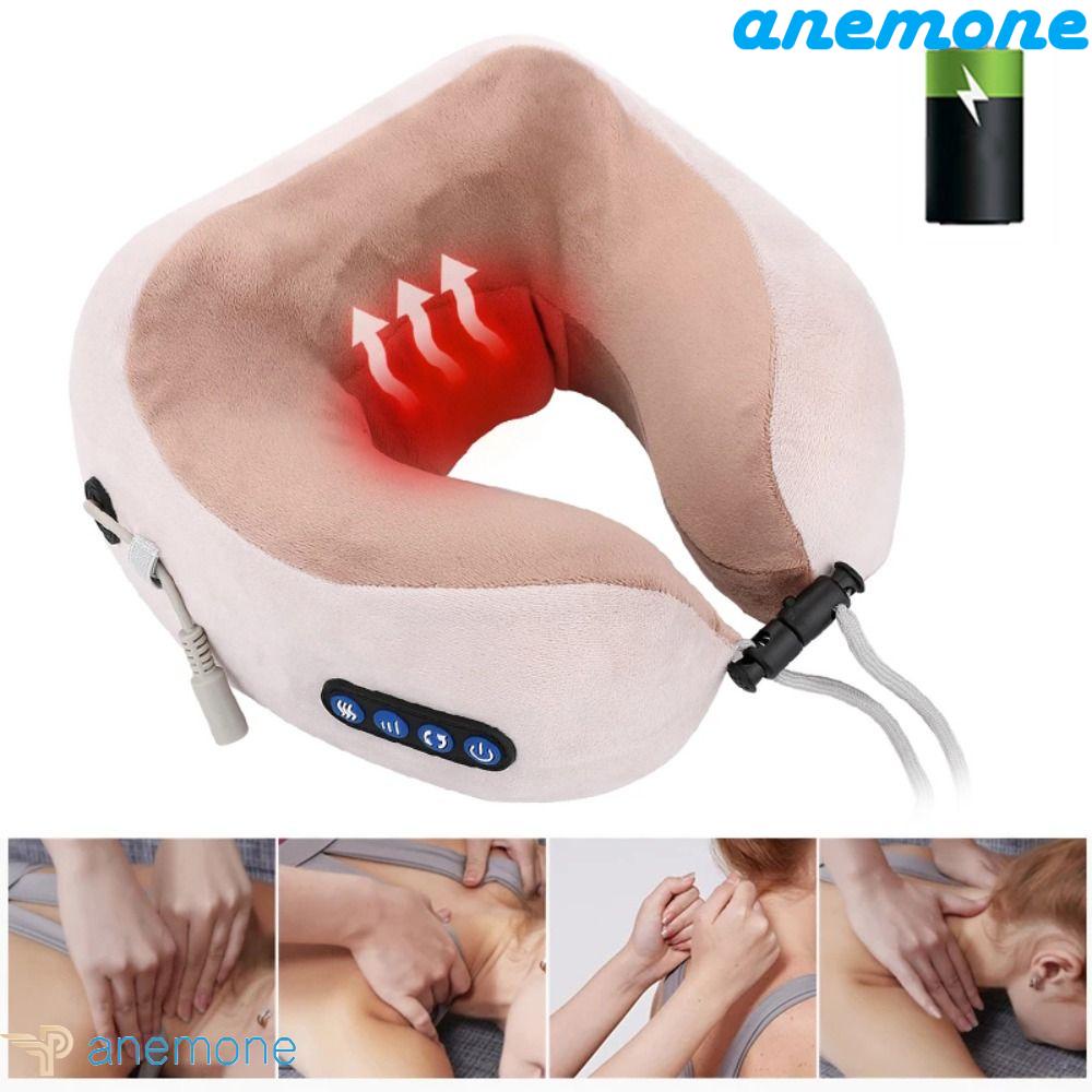 Gối Mát Xa Cổ Bằng Điện Đa Năng Kèm Sạc USB Tiện Dụng Cho Người Lớn