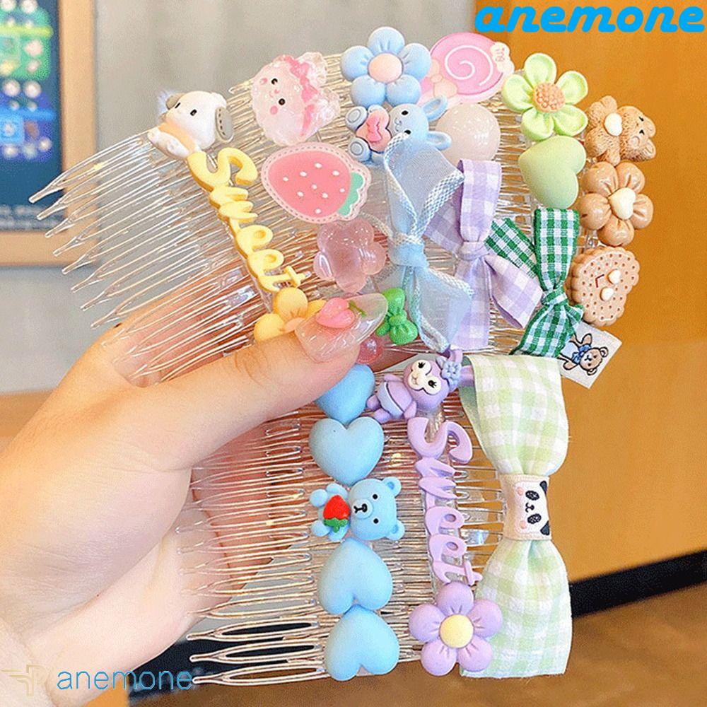 Kẹp Tóc Đính Nơ Họa Tiết Hoạt Hình Phong Cách Hàn Quốc Cho Bé Gái
