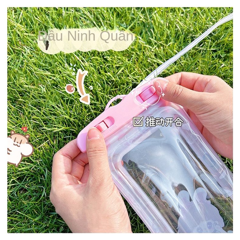 Túi pvc Trong Suốt Đựng Điện Thoại Chống Thấm Nước Có Thể Chạm Màn Hình Cảm Ứng