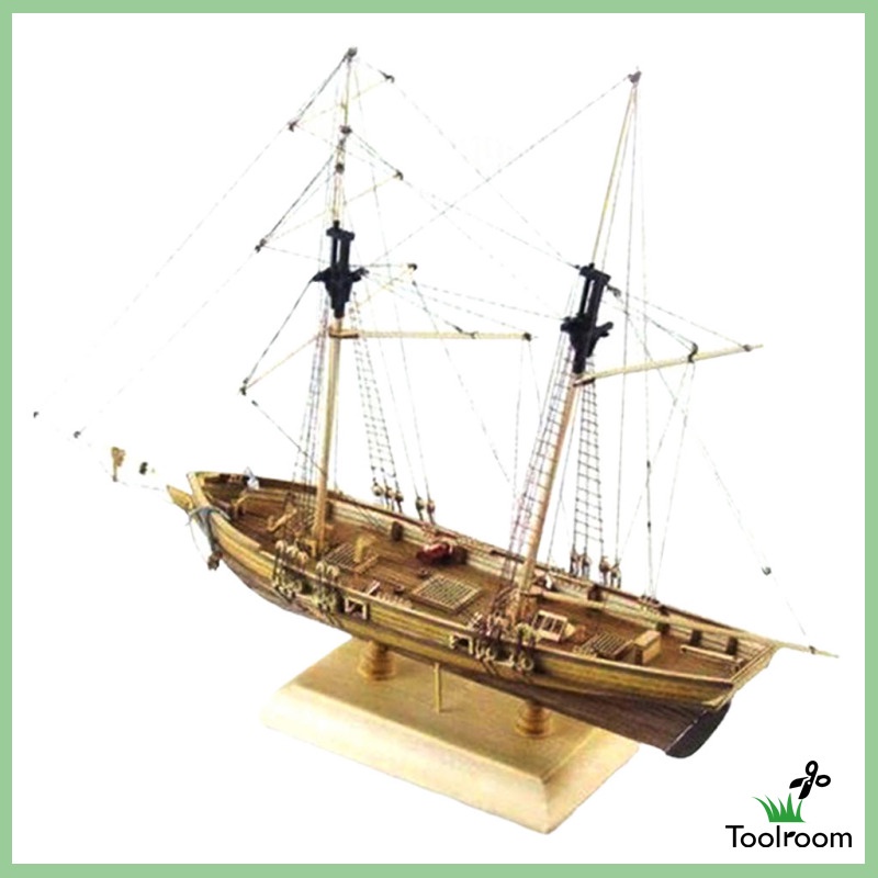 Mô Hình Thuyền Buồm Bằng Gỗ DIY Dành Cho Trẻ Em