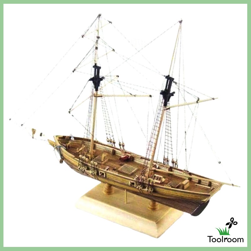 Mô Hình Thuyền Buồm Bằng Gỗ DIY Dành Cho Trẻ Em