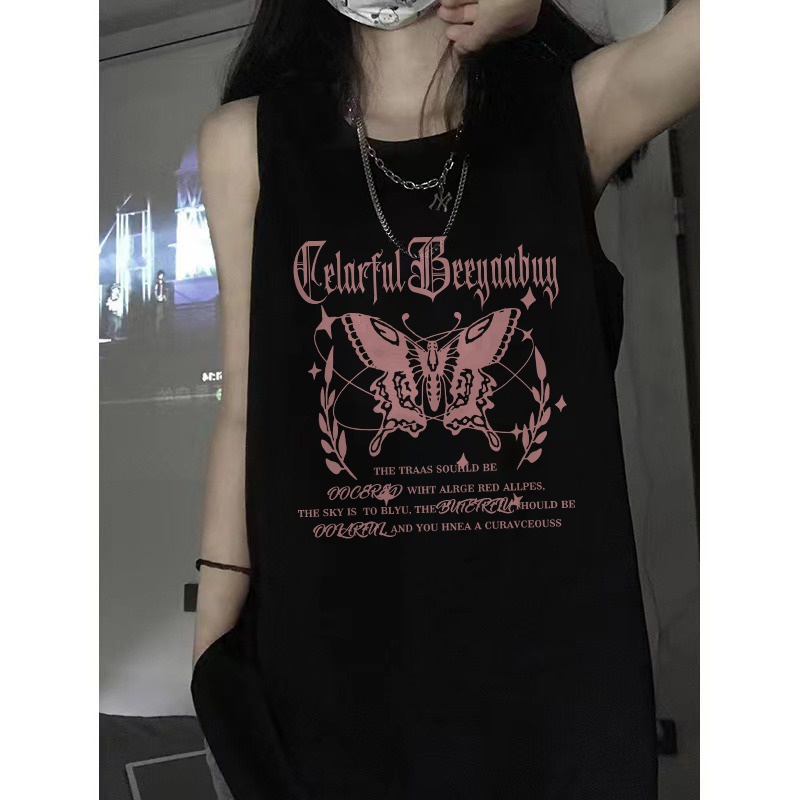 NRVP Áo Thun Cotton Ngắn Tay In Họa Tiết Thời Trang Hàn Quốc Mới 2023