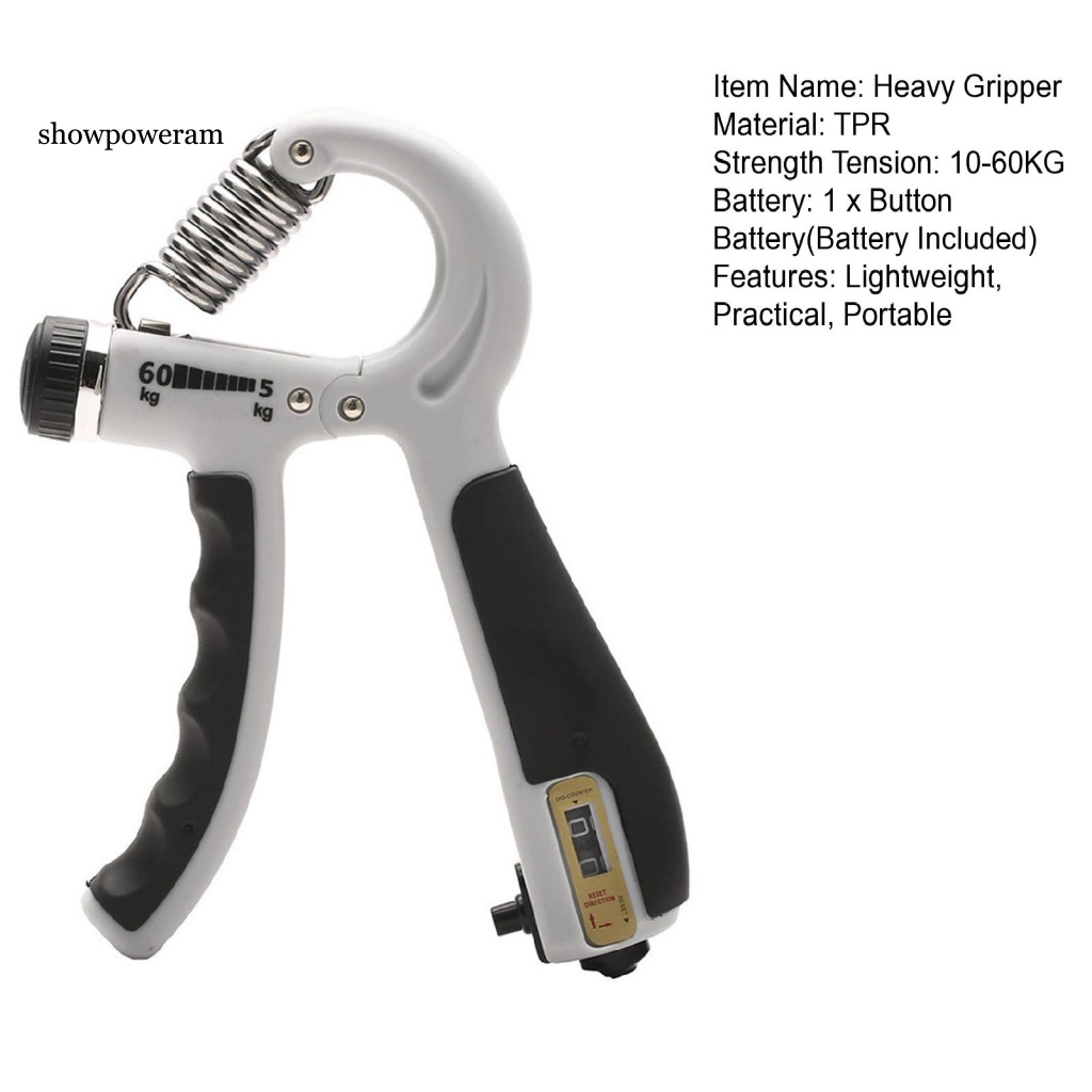 Kìm Luyện Tập Cơ Tay Chịu Lực 10-60Kg Chống Trượt Tiện Dụng Cho Gia Đình