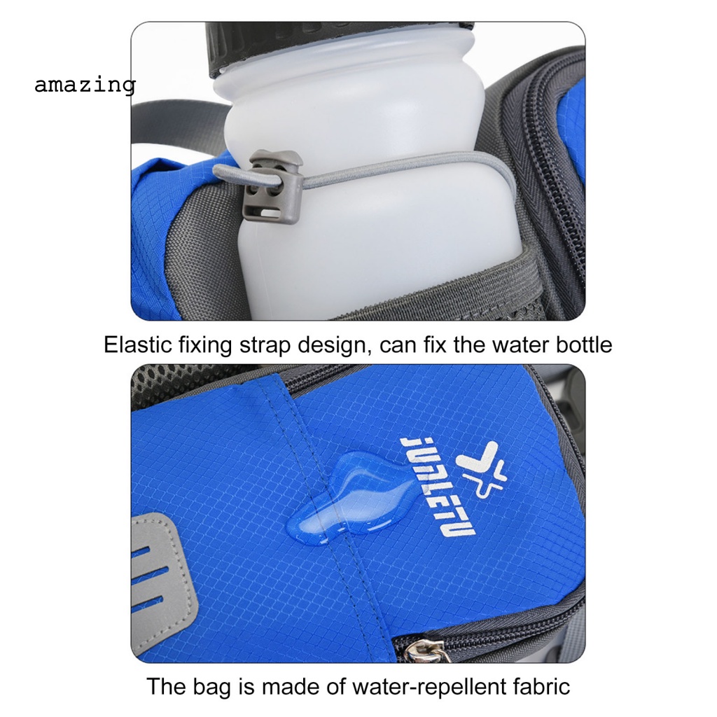 Túi Đeo Hông Chống Sốc Phản Quang Họa Tiết Kẻ Sọc Dùng Khi Chạy Bộ / Leo Núi Unisex