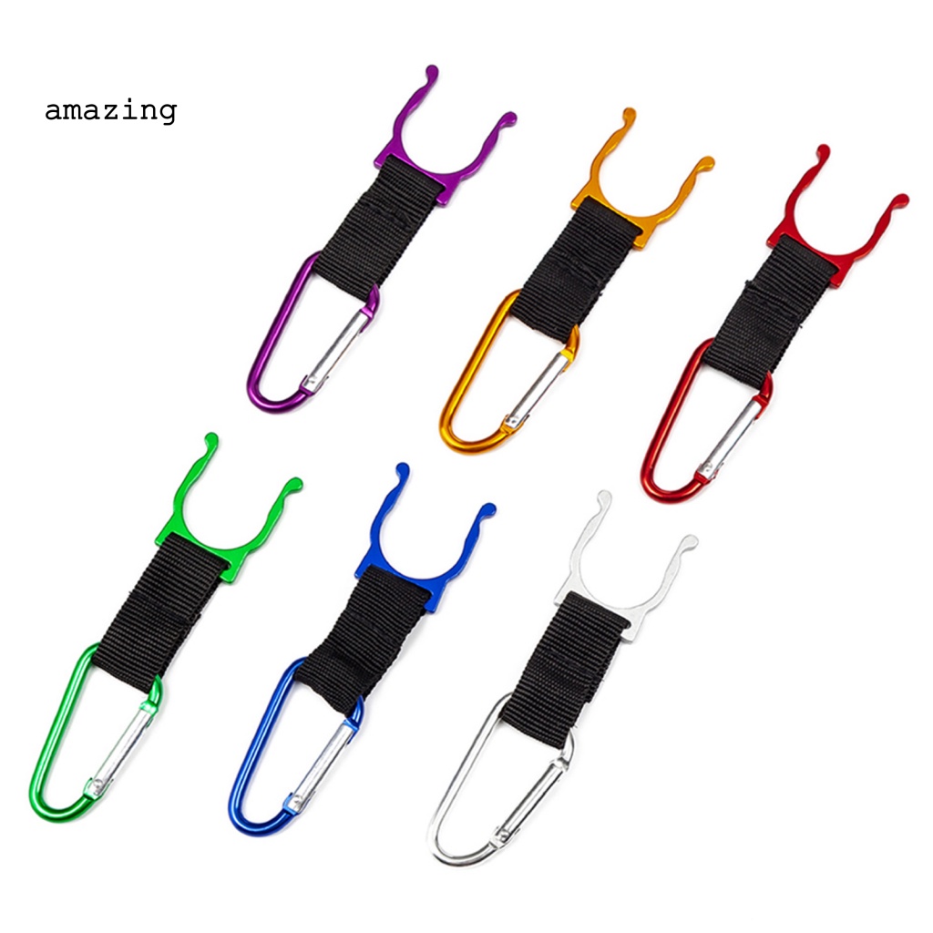 Set 6 Giá Đỡ Bình Nước Có Móc Kẹp Tiện Dụng Khi Đi Cắm Trại