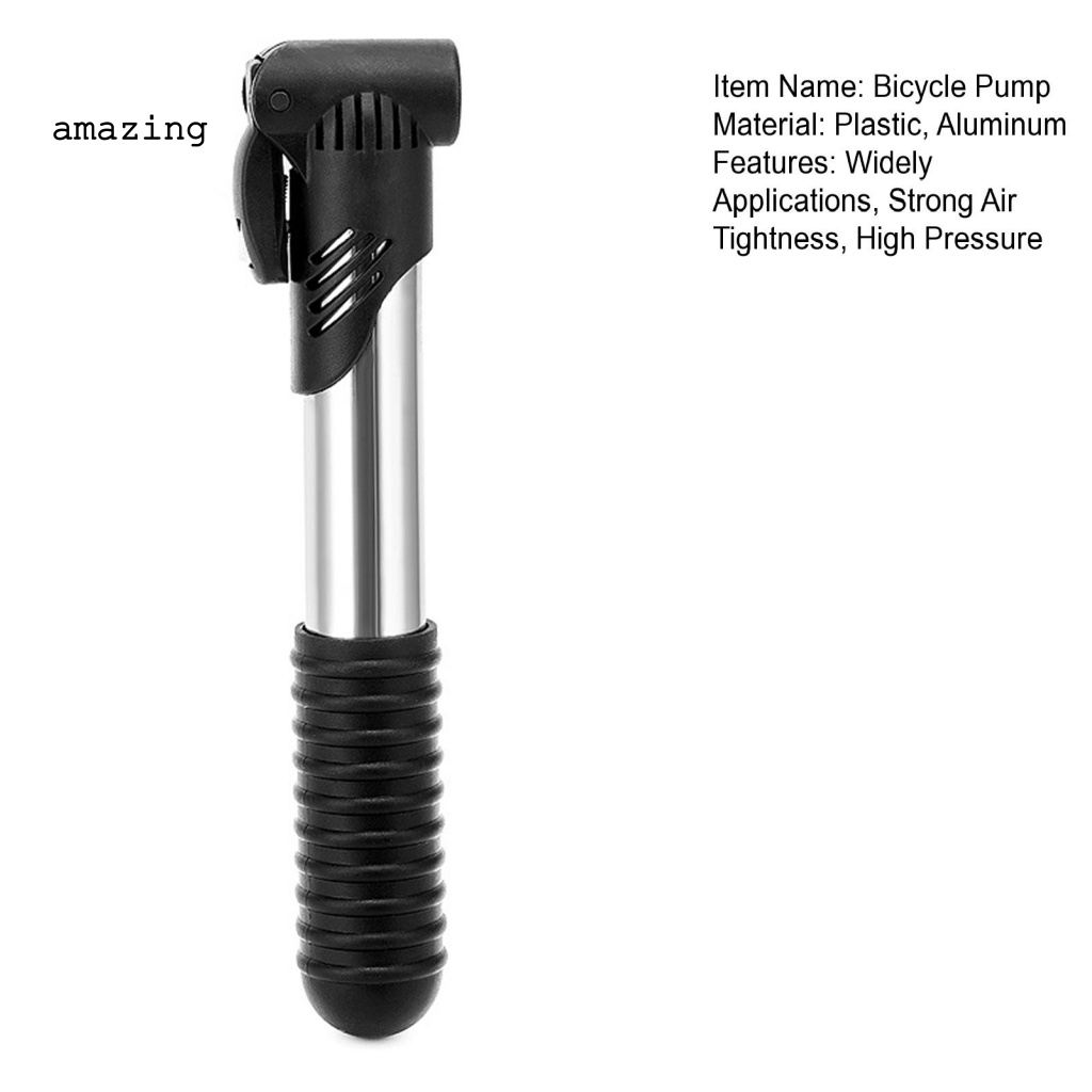 Bơm Hơi Xe Đạp Cầm Tay Bằng Nhôm Chắc Chắn Tiện Dụng