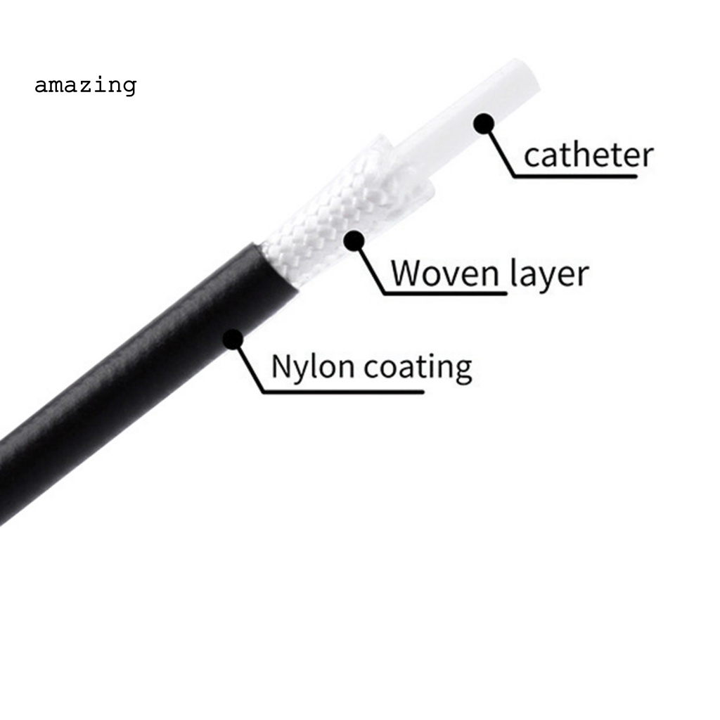1 Bộ Ống Phanh Xe Đạp Hình Chữ T 2m Kèm Ốc Vít