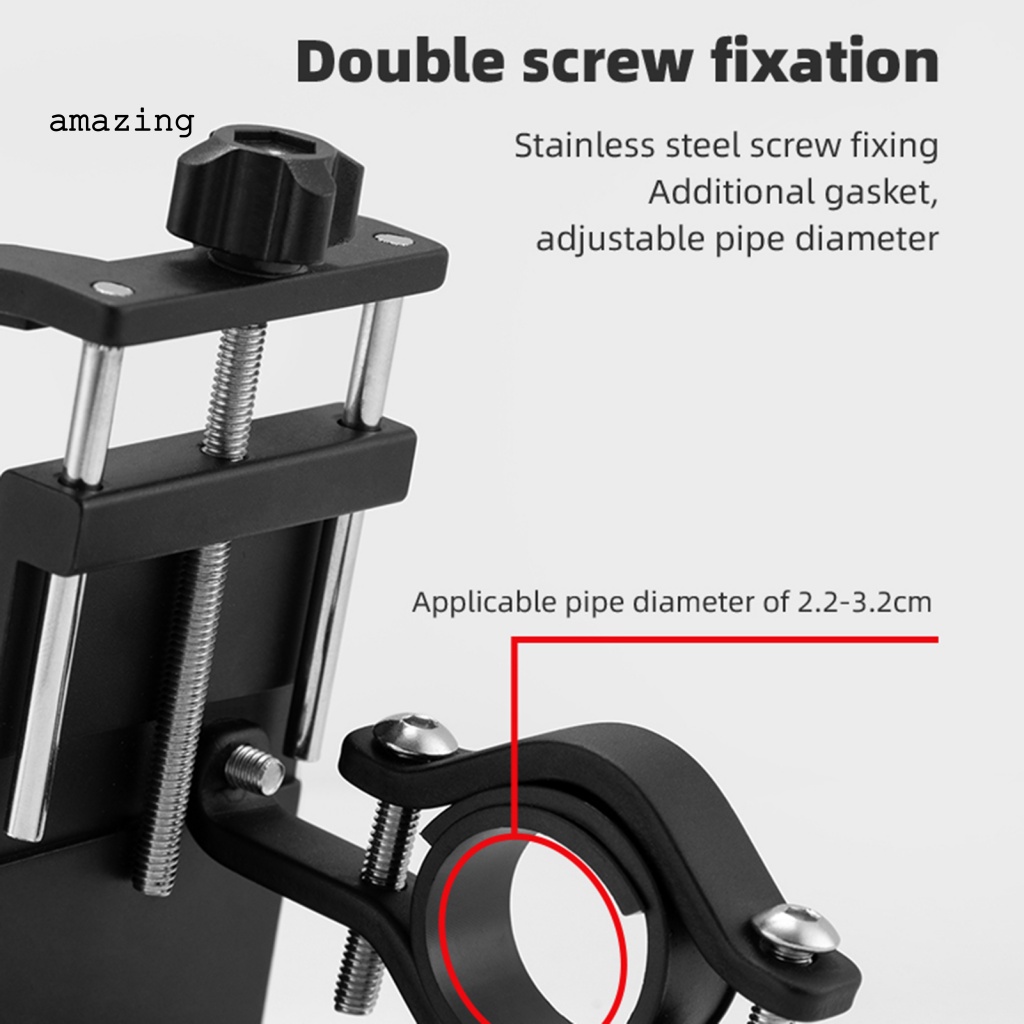 [AM] Giá Đỡ Điện Thoại Di Động Trọng Lượng Nhẹ Có Bốn Vuốt Thiết Kế Khóa Càng Cua Cho Xe Máy