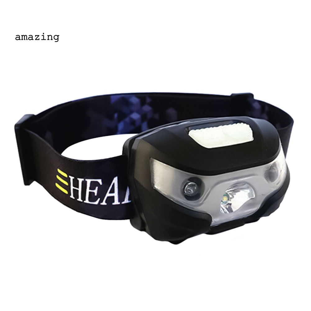 Đèn LED Đeo Đầu Siêu Sáng Chống Thấm Nước Có Cảm Biến Tiện Dụng