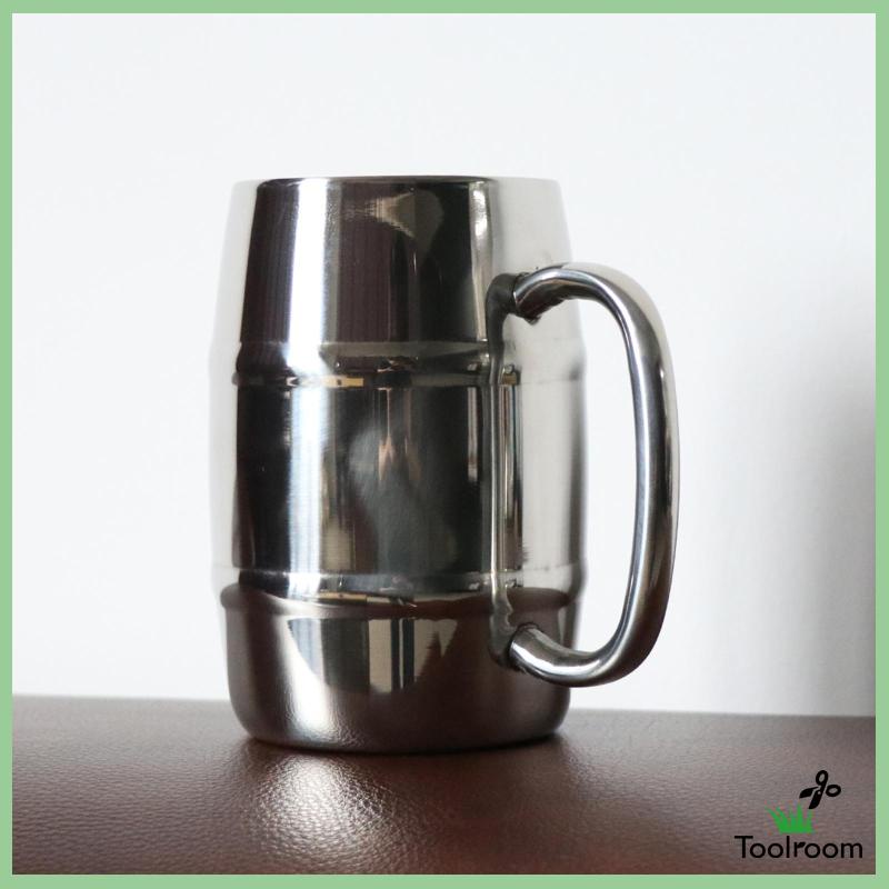 Cốc Uống Trà Cà Phê Hai Lớp Bằng Thép Không Gỉ 300ml