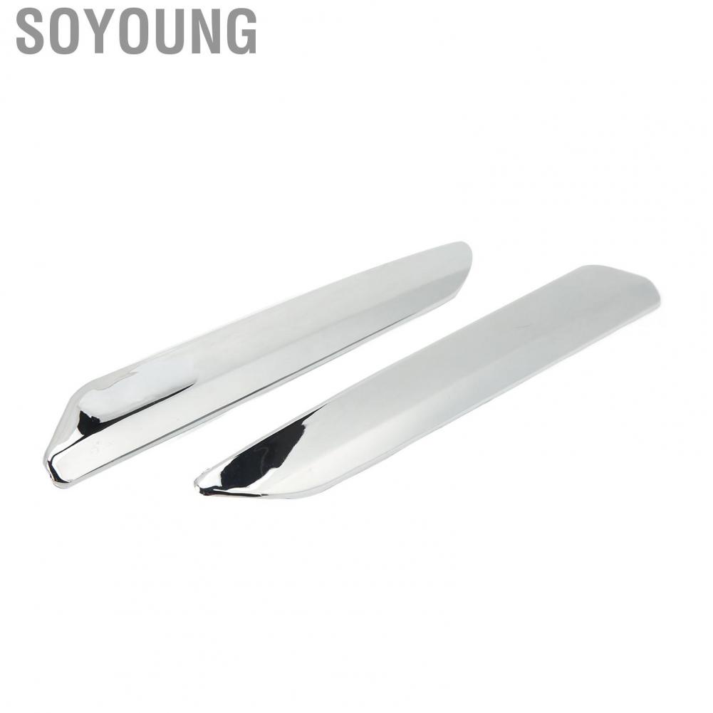 Soyoung Front Bumper Strip  Easy Installation Left Right  Collision Front Bumper Trim  for Car