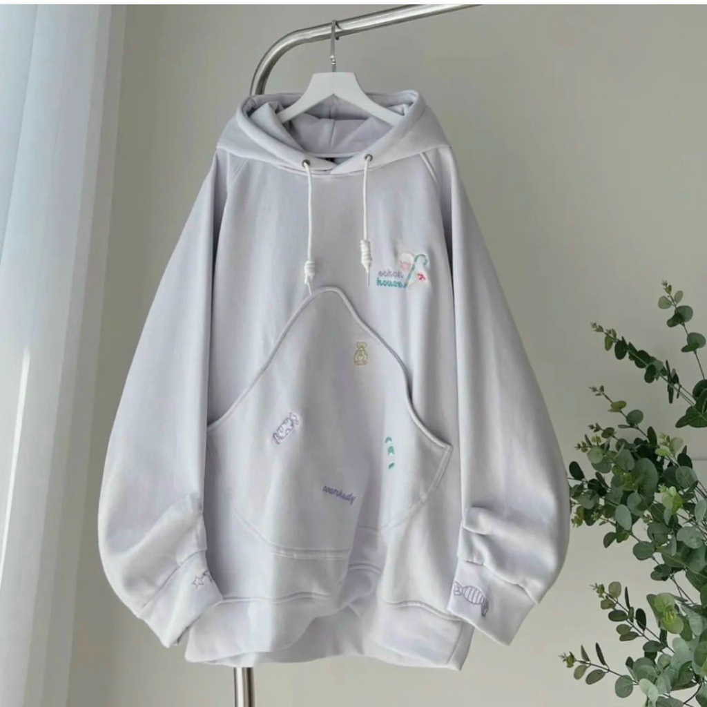 Áo Khoác Hoodie Nam Nữ In Hình Trái Tim LOVE Họa Tiết Siêu Dễ Thương Form Rộng Phối Túi Thời Trang Cực Xịn. TP
