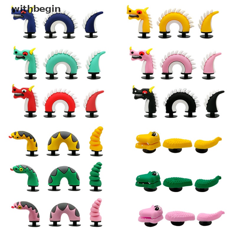 Ghim Cài Giày Bằng PVC Hình Hoạt Hình Vui Nhộn Diy