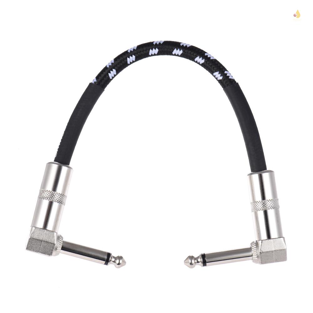 Set 6 Dây Cáp Phơ Đàn Guitar 15cm / 0.5ft Dài 1 / 4 Inch 6.35mm Tiện Dụng