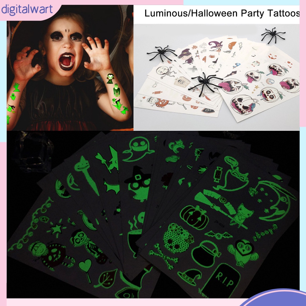 Miếng Dán Hình Xăm Phát Quang Chống Nước Chống Mồ Hôi Thân Thiện Với Môi Trường DIY Dành Cho Trẻ Em