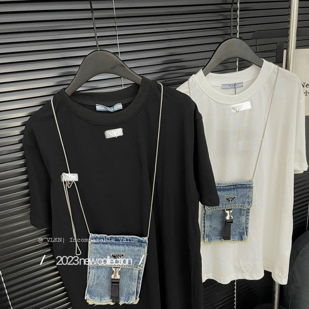 Áo Pra.da kèm túi je.an