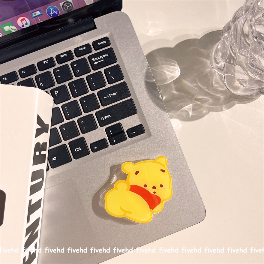 Giá Đỡ Điện Thoại Có Đệm Khí Thiết Kế Hình Gấu Hoạt Hình Dễ Thương