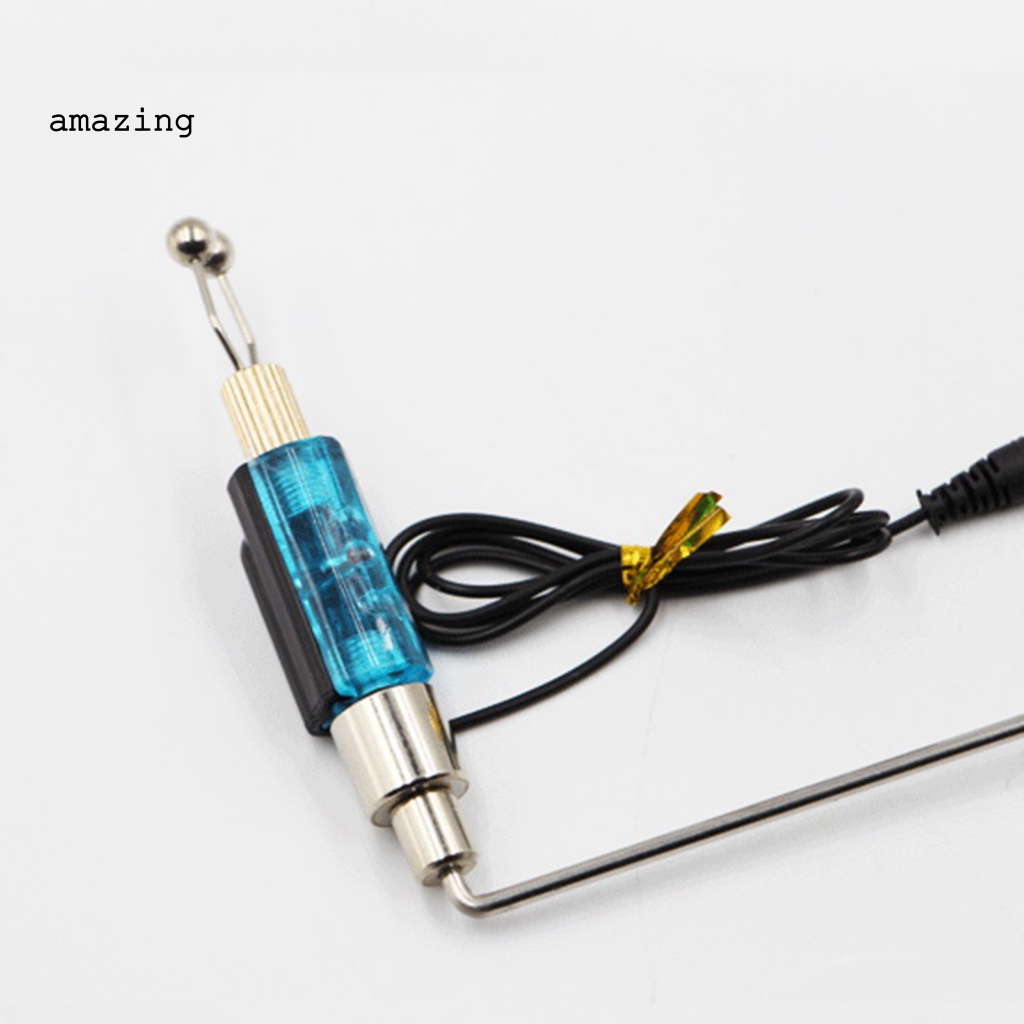 Chuông Báo Cá Cắn Câu Bằng Kim Loại Có Đèn LED Độ Nhạy Cao Chống Thấm Nước