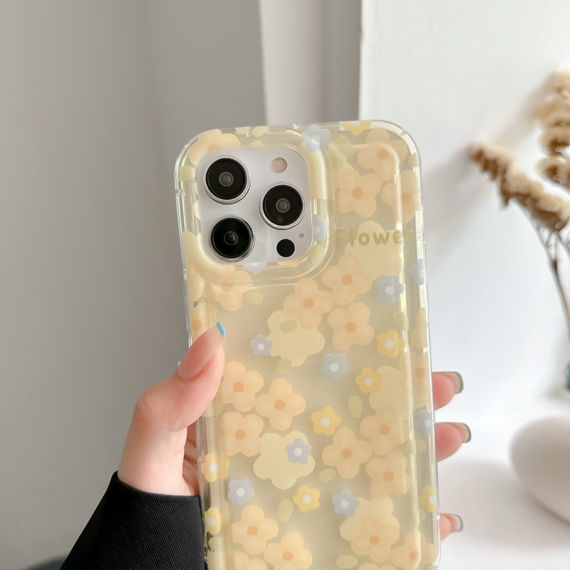 Ốp Điện Thoại Túi Khí Chống Sốc In Hoa Nhỏ Cho iphone14promax / 13 / 12 / 11 / XR / XS / X / XSMAX / 6 / 6SPLUS / 7 / 8PLUS