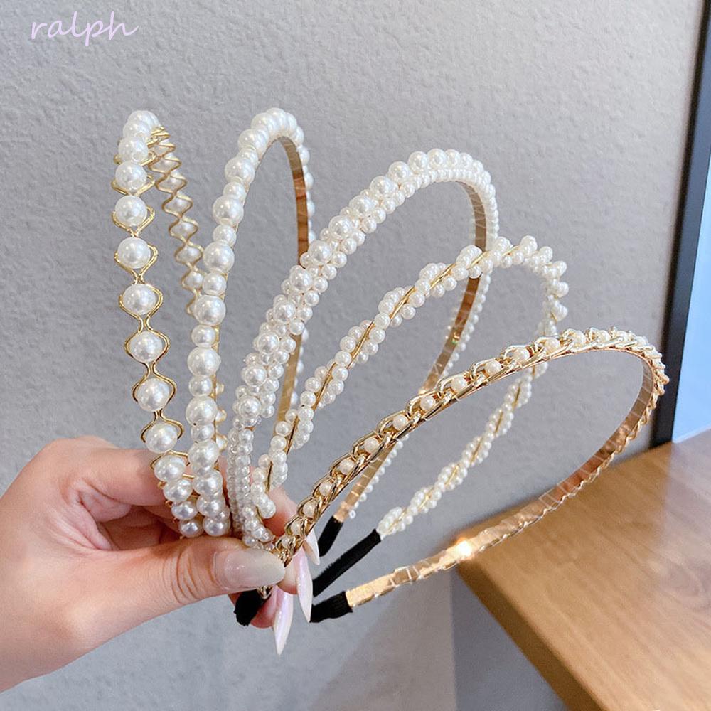 Băng Đô Nơ Đính Hạt Ngọt Ngào Phong Cách Hàn Quốc Cho Nữ