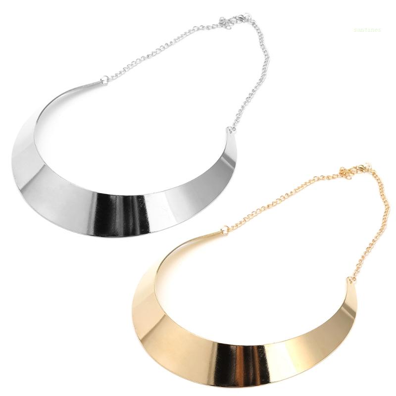 Vòng Cổ Choker Bằng Hợp Kim Mạ Vàng / Bạc Phong Cách Vintage Độc Đáo Thời Trang