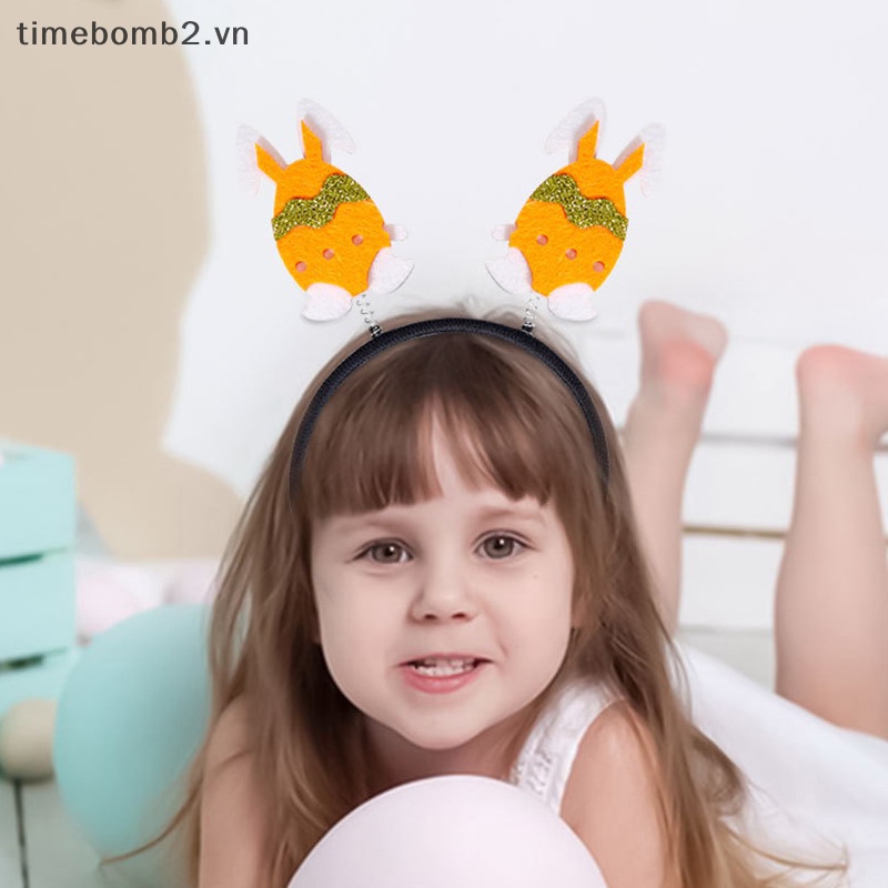 {Timebomb} Băng Đô Tai Thỏ Dễ Thương Thoải Mái Hóa Trang Tiệc Phục Sinh Dành Cho Trẻ Em Và Người Lớn