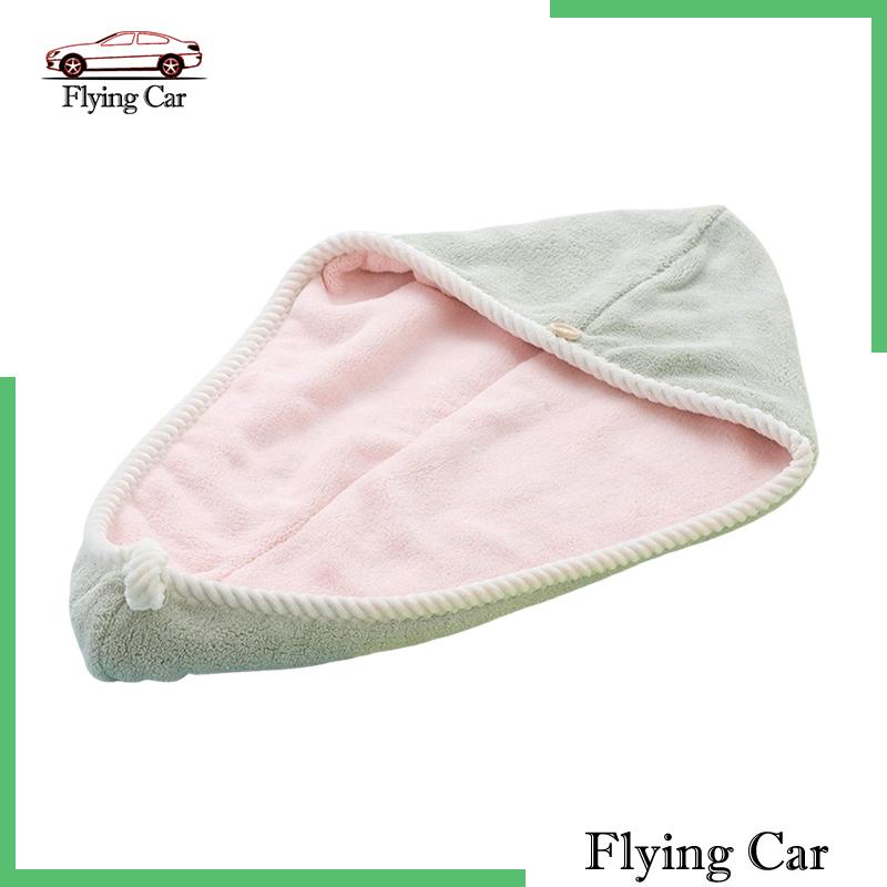 Khăn Quấn Tóc Bằng Sợi Micro Có Nút Cài Dành Cho Nữ [Lzdjfmy2]