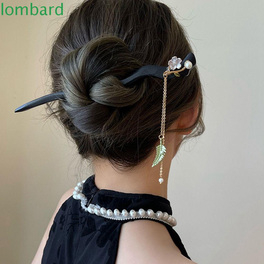 Trâm Cài Tóc Bằng Gỗ Phối Tua Rua Phong Cách Trung Hoa Cổ Điển Cho Nữ