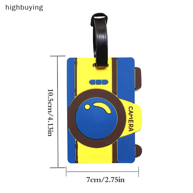 Thẻ Ghi Thông Tin Riêng Tư Bằng PVC Họa Tiết Belle Hoạt Hình Sáng Tạo Cho Hành Lý Du Lịch