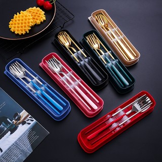 Bộ Muỗng Đũa Nĩa Bằng Thép Không Gỉ 304 Chất Lượng Cao