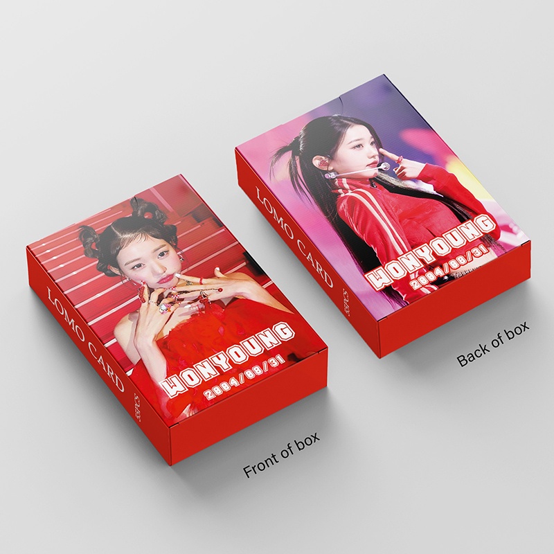 IVE WONYOUNG LOMO Card Set 55 Tấm Thẻ Ảnh Hình Nhóm Nhạc