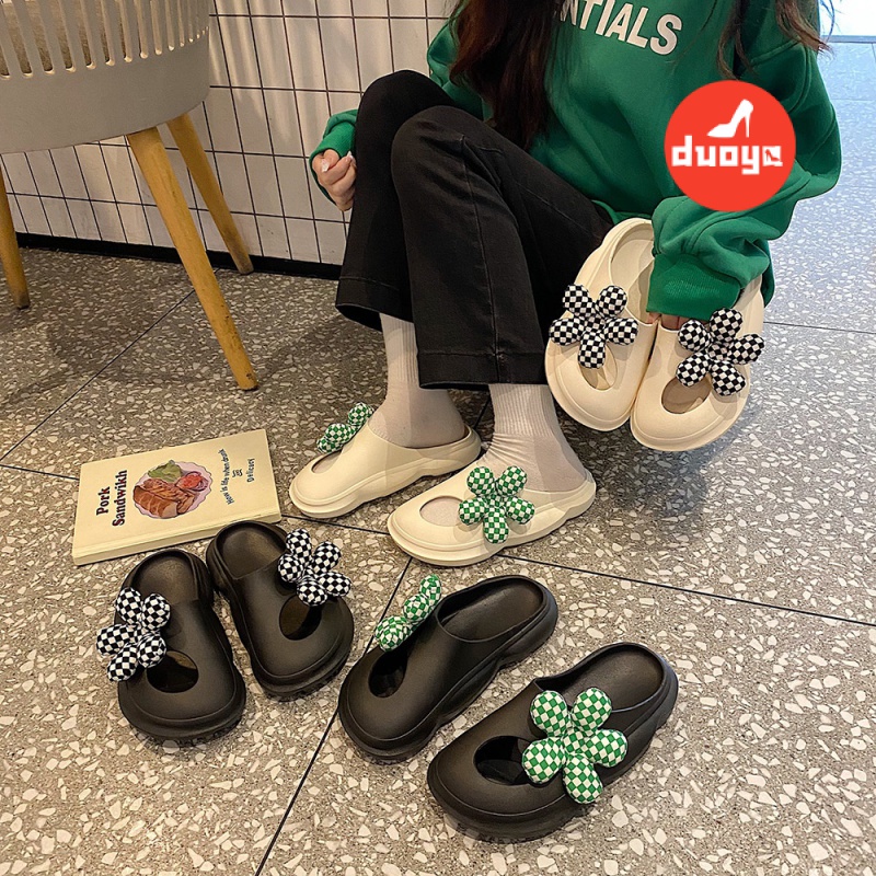 Dép Đế Dày Phong Cách Phương Tây Thời Trang Mùa Hè 2022 Cho Nữ