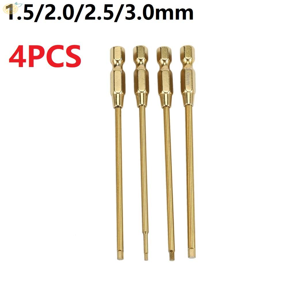 【VARSTR】High Performance and Durable 4PCS RC Model Tool Set with Titanium Hex Wrench &amp; Screwdriver