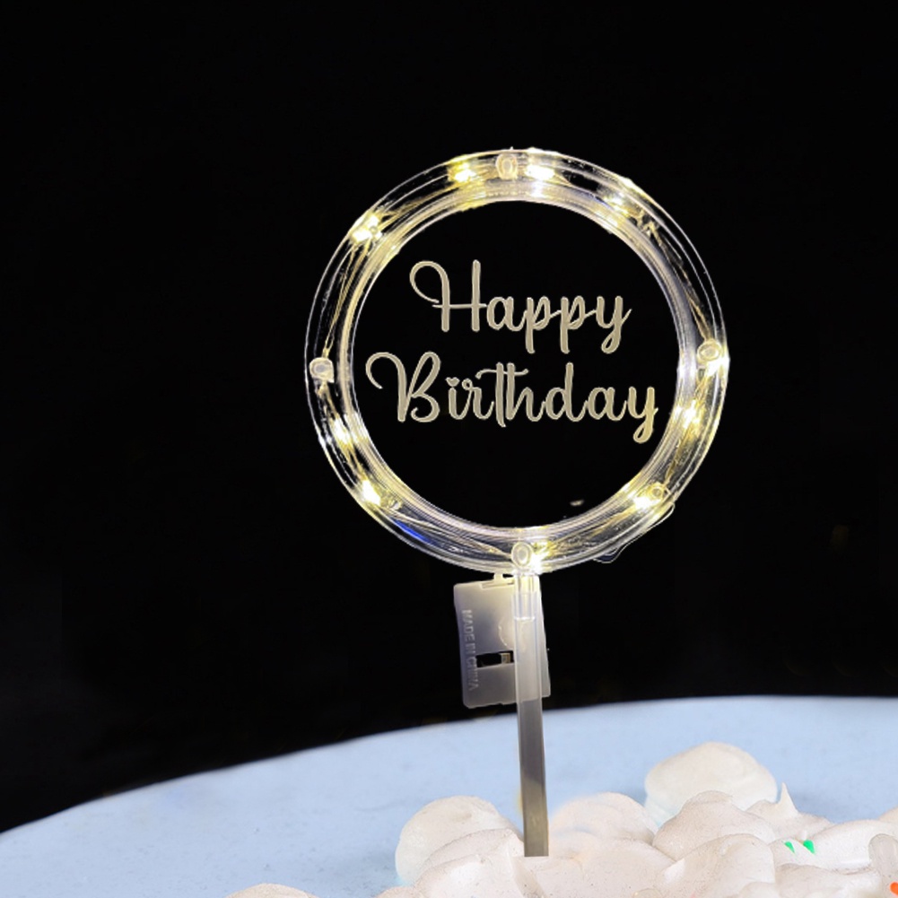 Đèn LED Trang Trí Bánh Kem Tráng Miệng Thời Trang