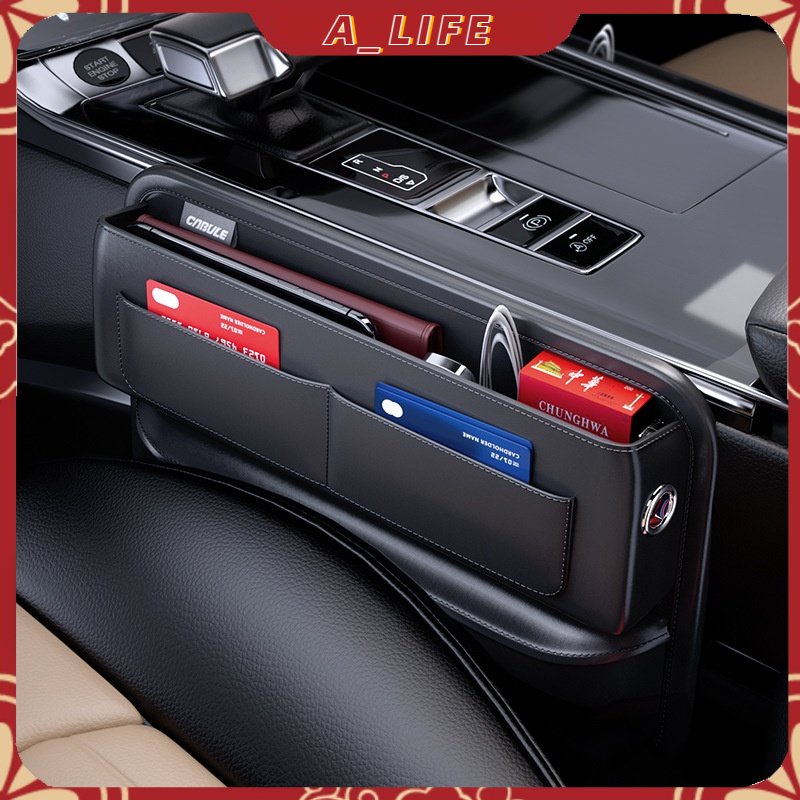 A-LIFE Túi Đựng Đồ Dùng Trên Xe Hơi May Vá Trung Tâm Nhiều Ngăn Sáng Tạo Kết Cấu Cấu Sáng Tạo