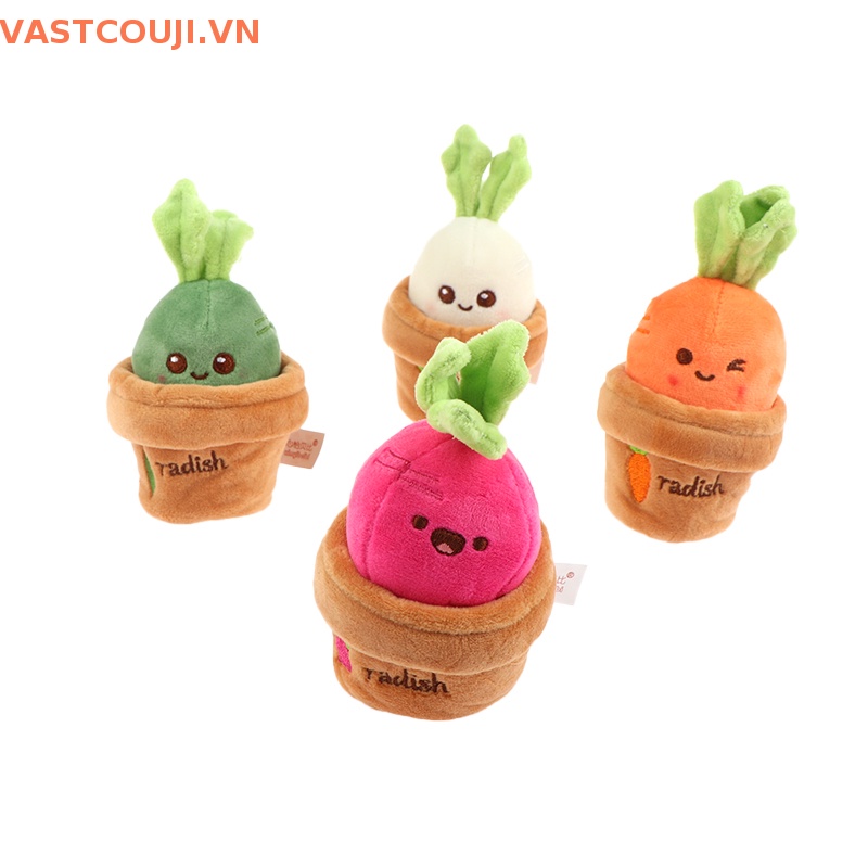 Móc Khóa Bông Hình Củ Cà Rốt Hoạt Hình Đáng Yêu