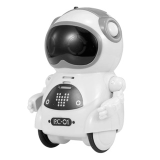 Intelligent Mini Pocket Robot Walk Music Dance Light Voice Recognition Kid Toy