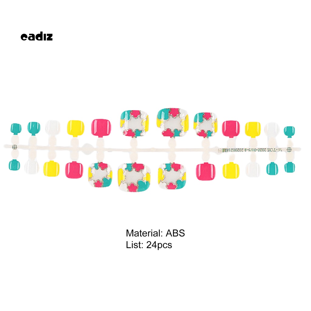 1 Hộp Móng Chân Giả Siêu Mỏng Che Phủ Toàn Diện Trang Trí Nghệ Thuật