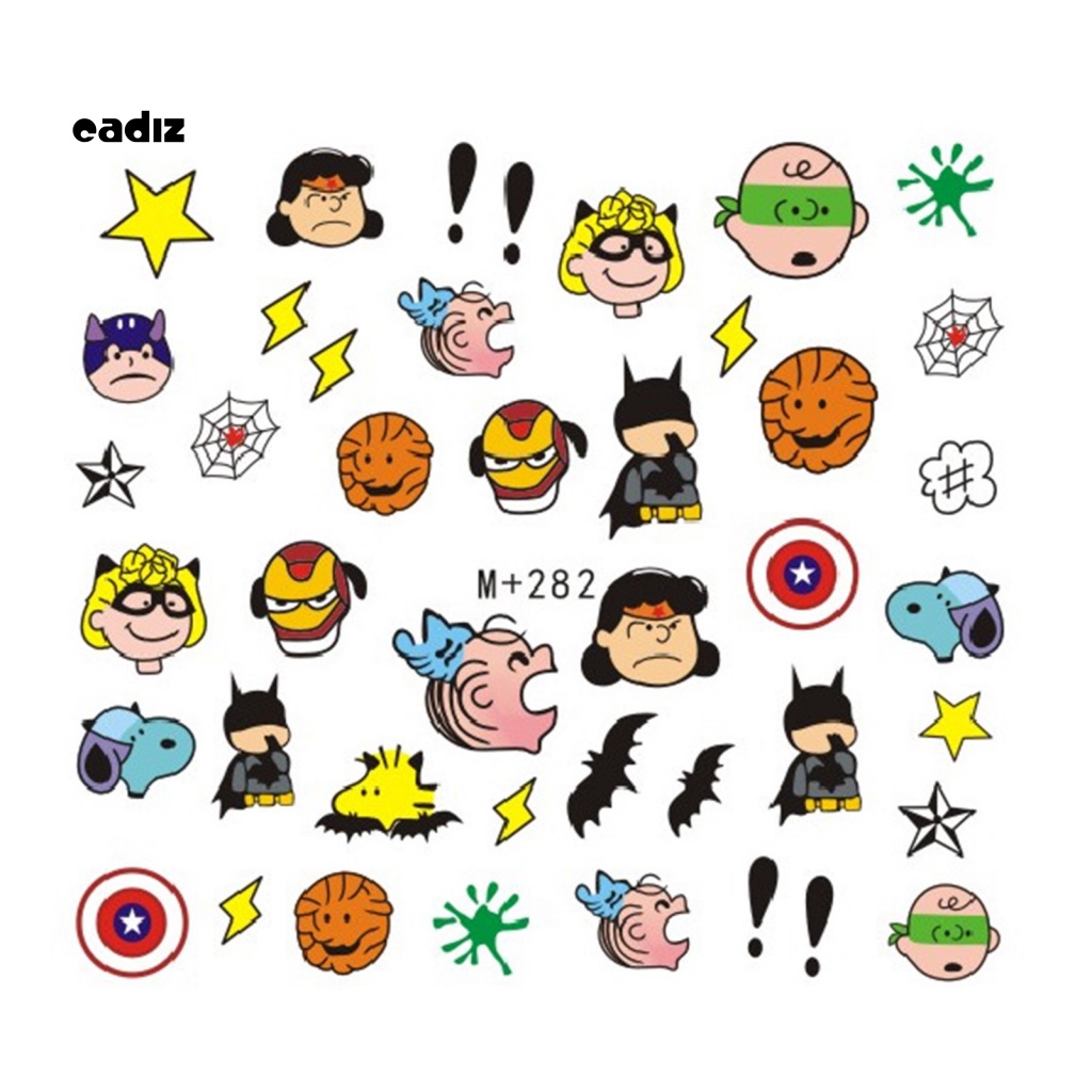 Miếng Dán Trang Trí Móng Tay Họa Tiết Halloween Độc Đáo