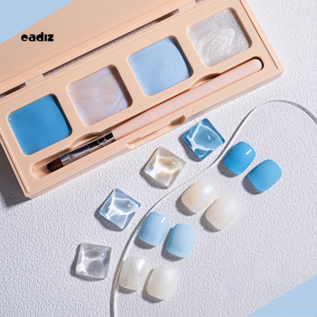 1 Bộ Gel Sơn Móng Tay Không Gây Kích Ứng Kèm Cọ Tiện Dụng DIY