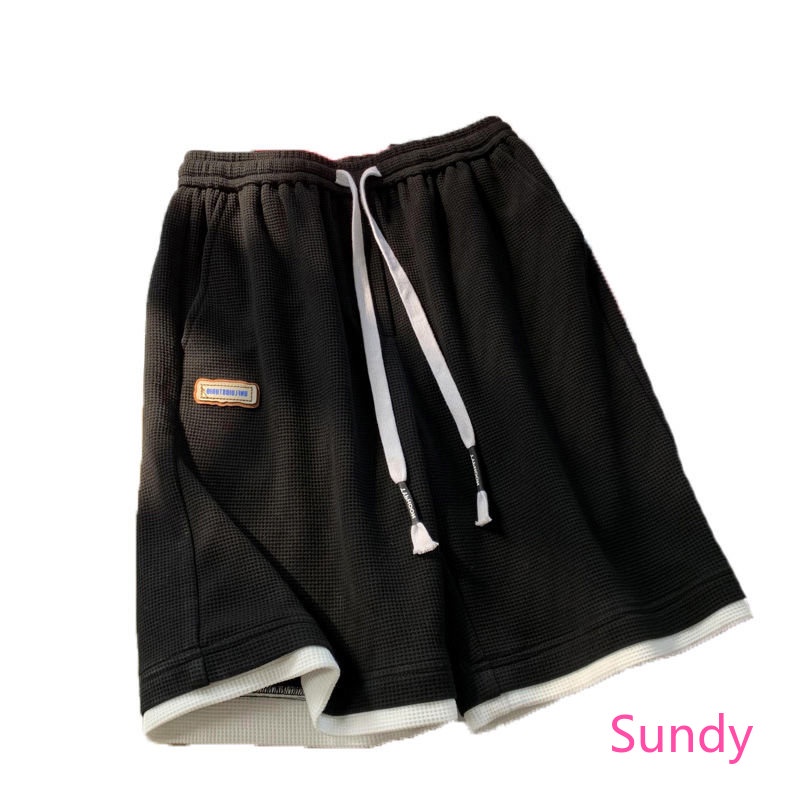 Quần ngắn ống rộng Thêu Họa Tiết Thời Trang Mùa Hè Hàn Quốc Plus Size Cho Nữ