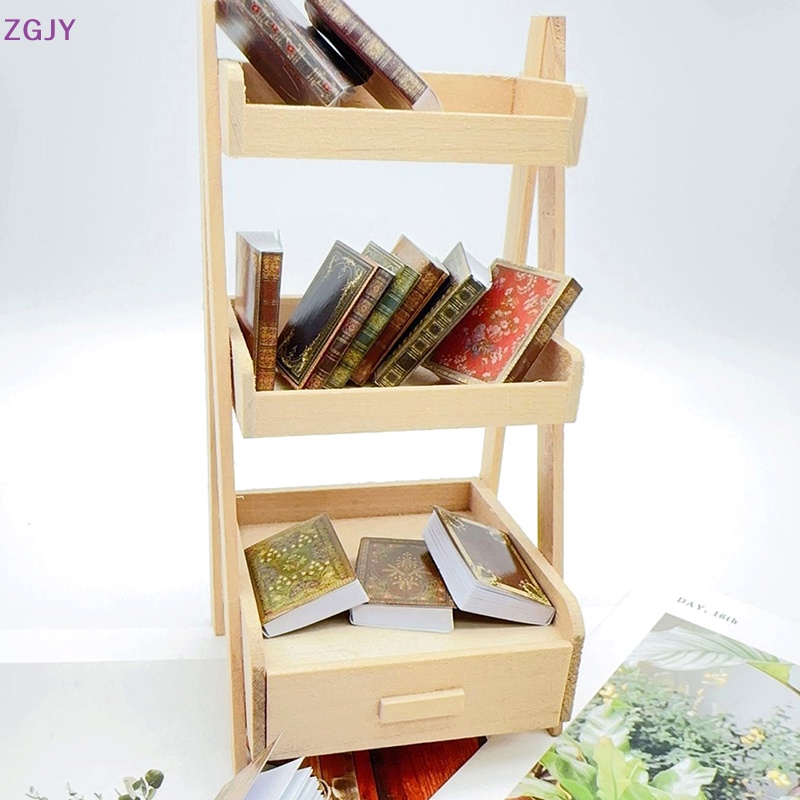 Set 12 Mô Hình Cuốn Sách 1: 12 Dùng Để Trang Trí Nhà Búp Bê Mới