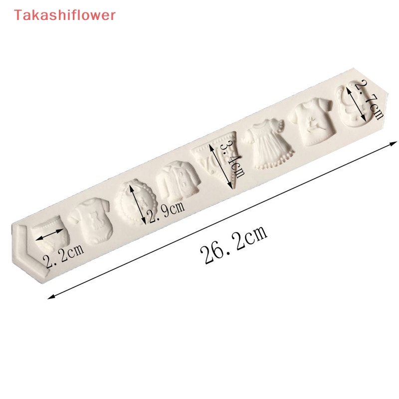 Khuôn Silicone Làm Bánh Hình Quần Áo Em Bé Xinh Xắn