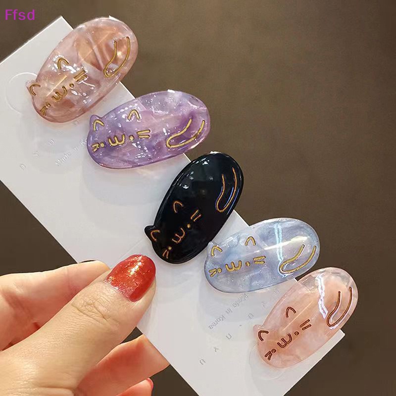 Kẹp Tóc Hình Chú Mèo Nhỏ Xinh Ngọt Ngào Thời Trang Hàn Quốc Cho Nữ