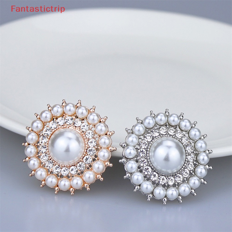 1 Khóa Kẹp Giày Đính Ngọc Trai Giả Thanh Lịch Cho Nữ Mới