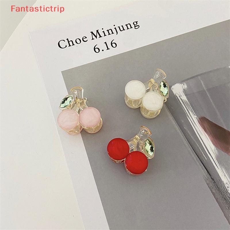 Kẹp Tóc Càng Cua Hình Quả Cherry Nhỏ Xinh Xắn Cho Bé Gái Rửa Mặt